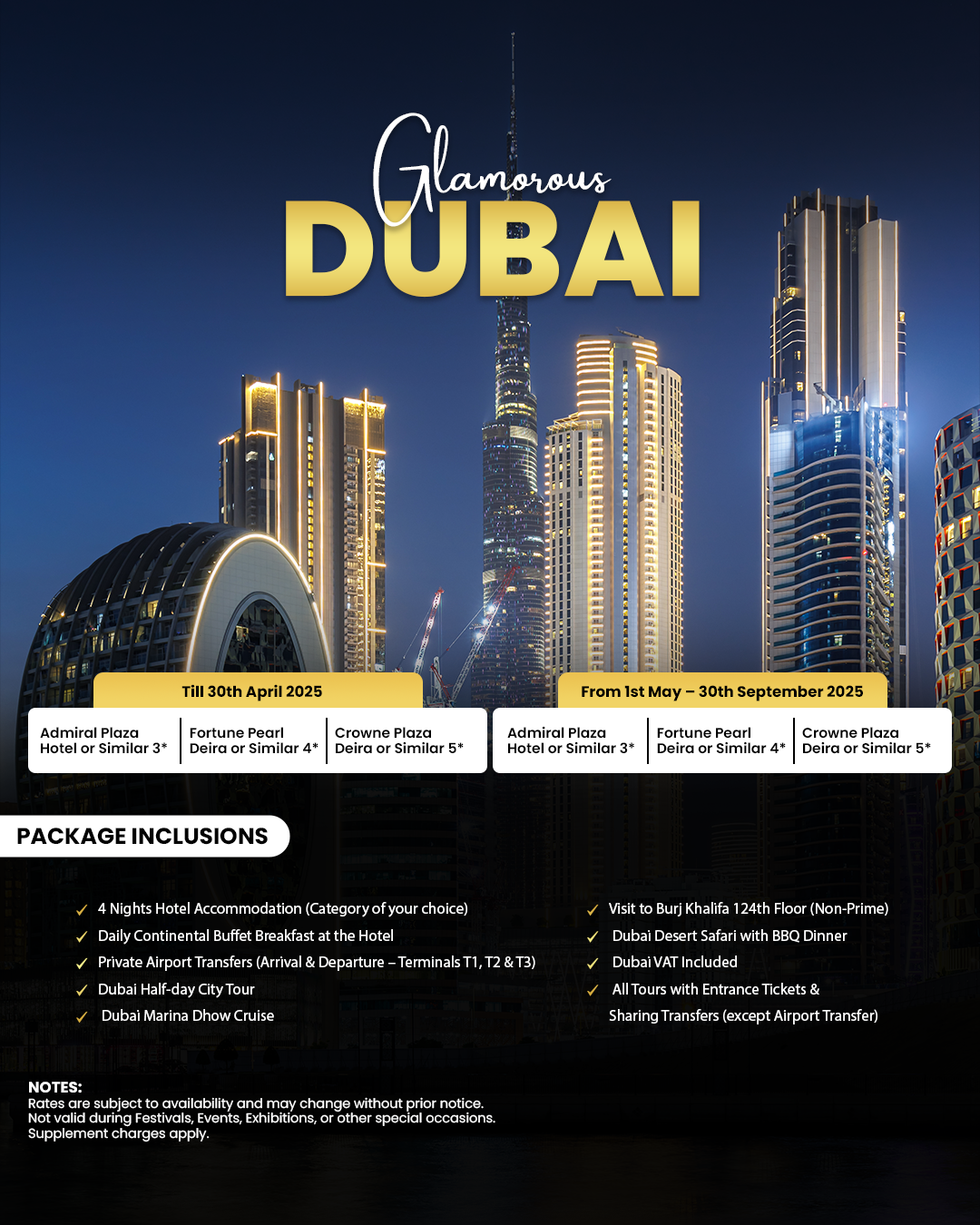 Dubai Tiour Package